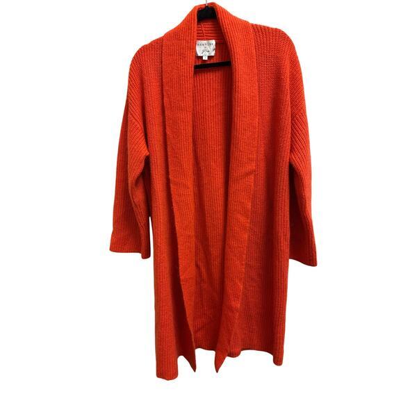 Women’s Demylee™ X J.Crew wool blend cardigan in Orange Size Small - Picture 3 of 6